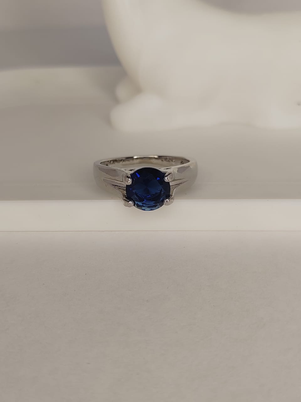 Elegant Blue Gemstone Ring