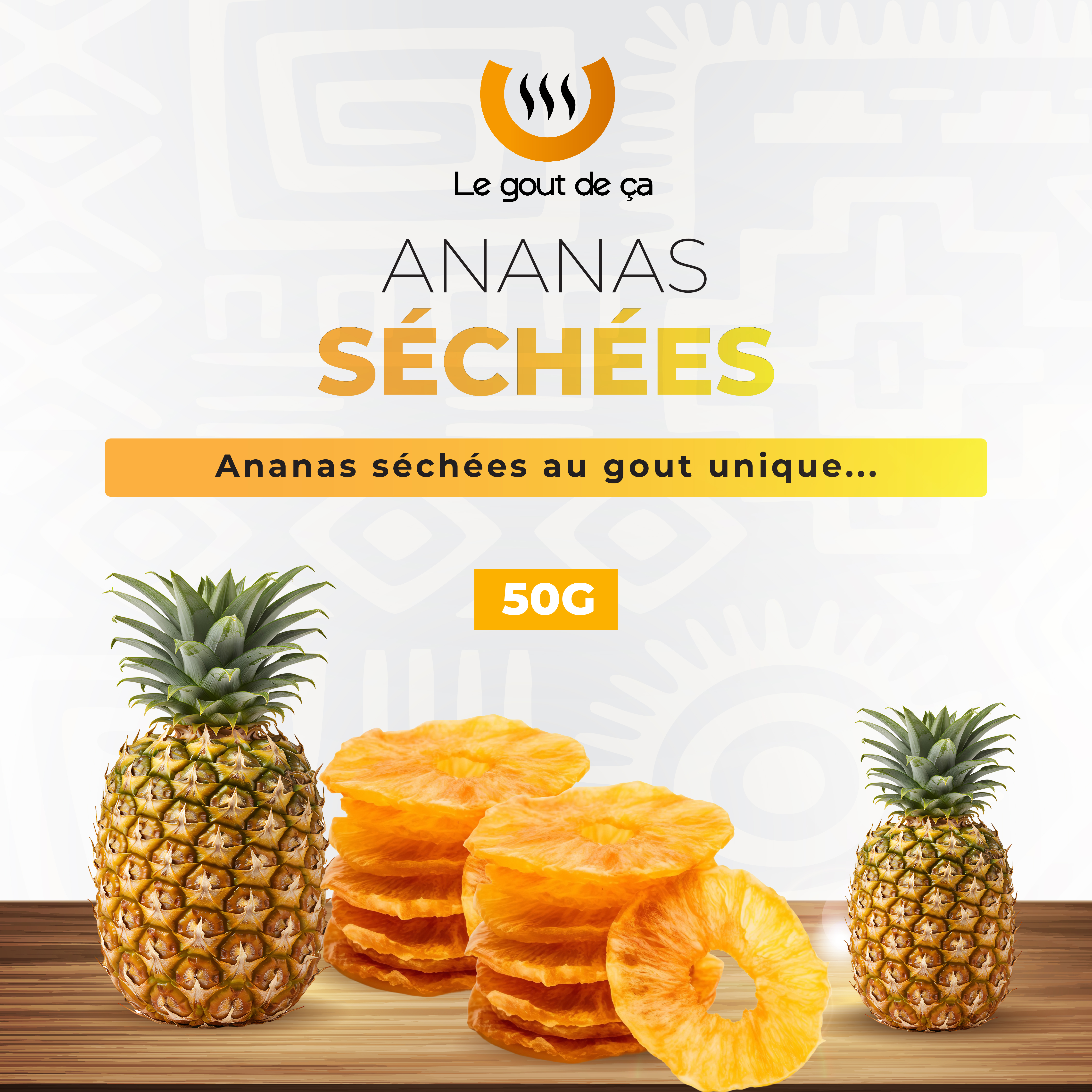 Ananas séché 50g