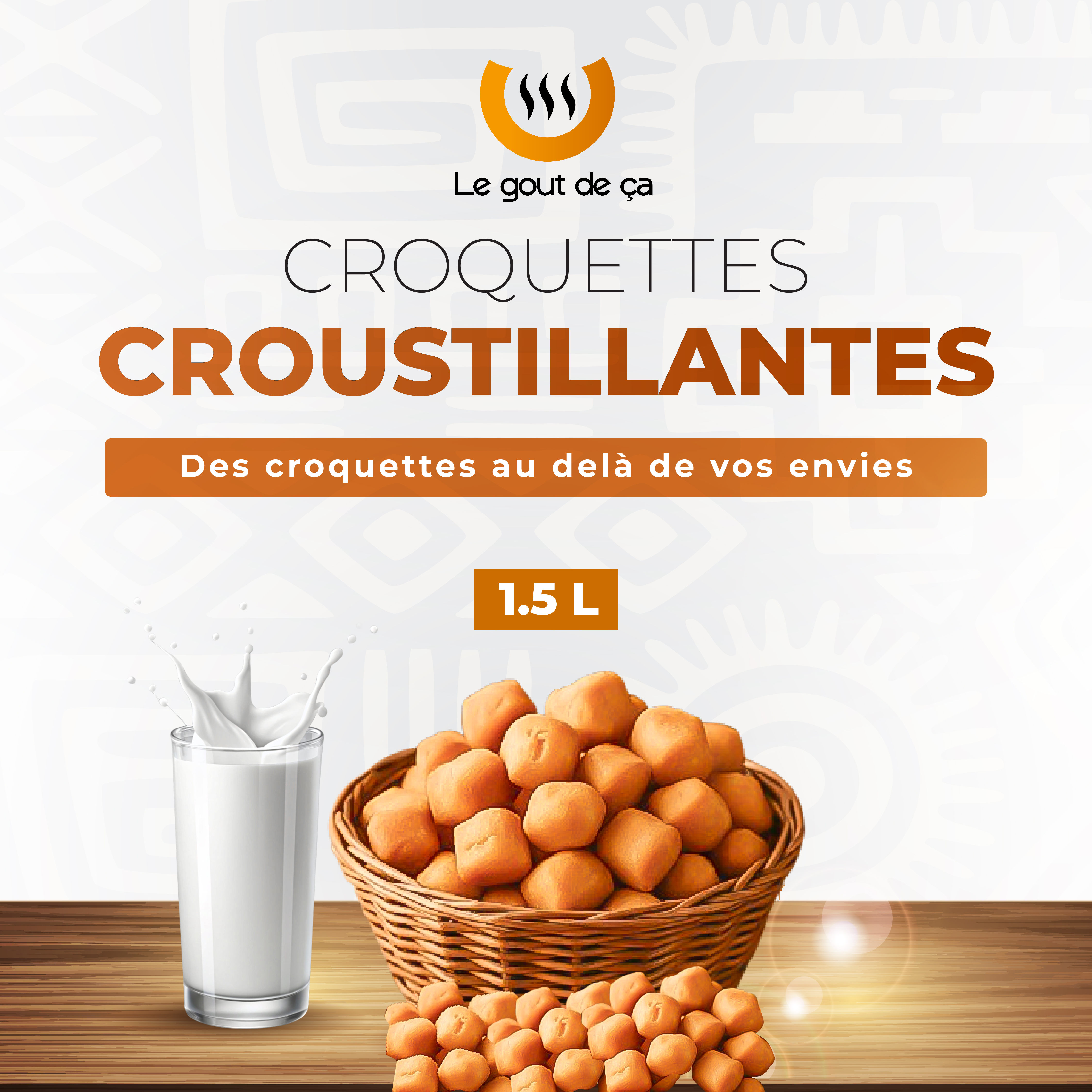 Croquettes (Bouteille de 1,5L / 750g)