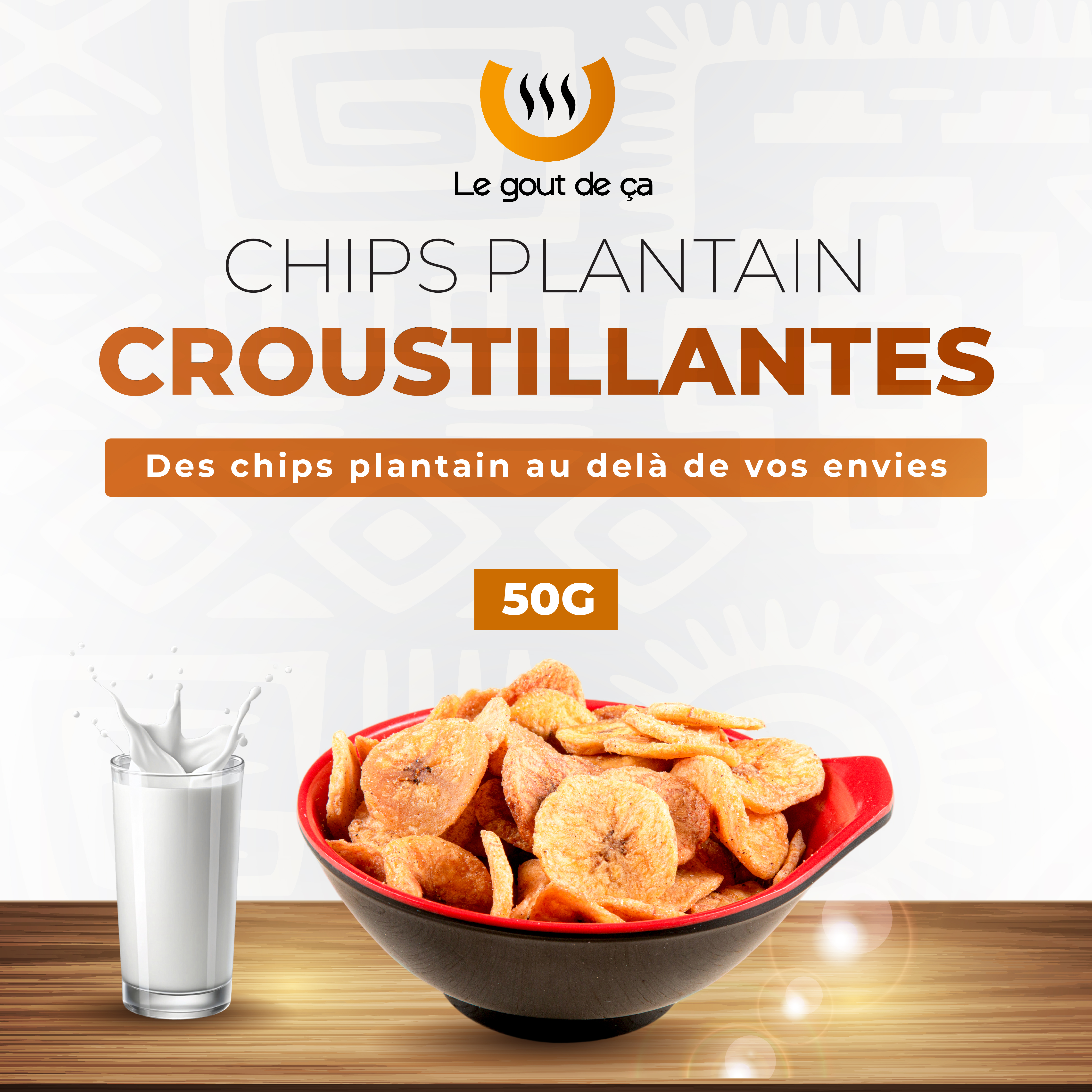 Chips de plantain 50g