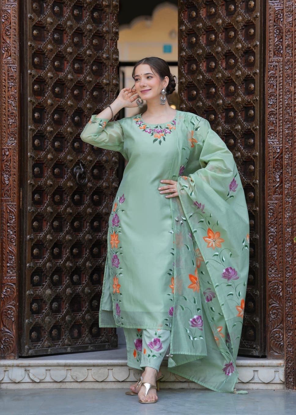 Embroidery Kurti  Duppta