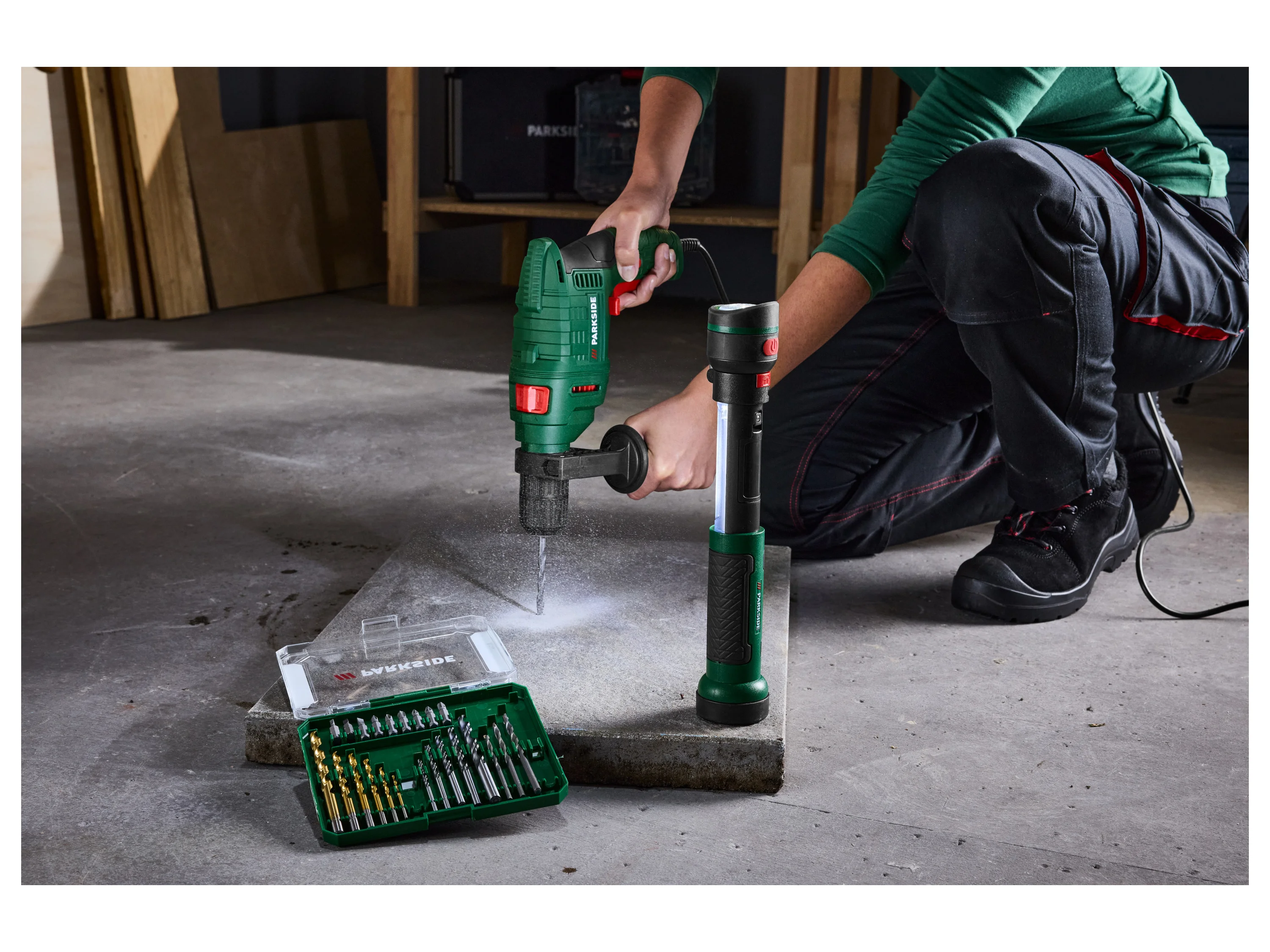 Parkside LED Work Light PALC 3 C1 - RETRACTABLE