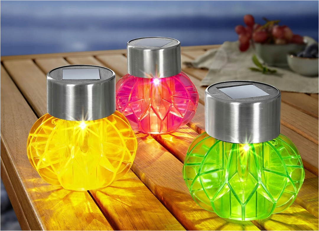 LIVARNO home Decorative LED solar lamp - YELLOW