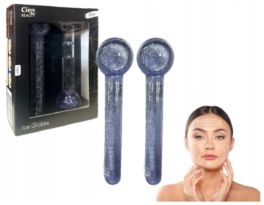 Cien Ice globe for facial massage 2 pieces