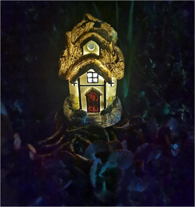 Decorative solar LED lamp HOUSE