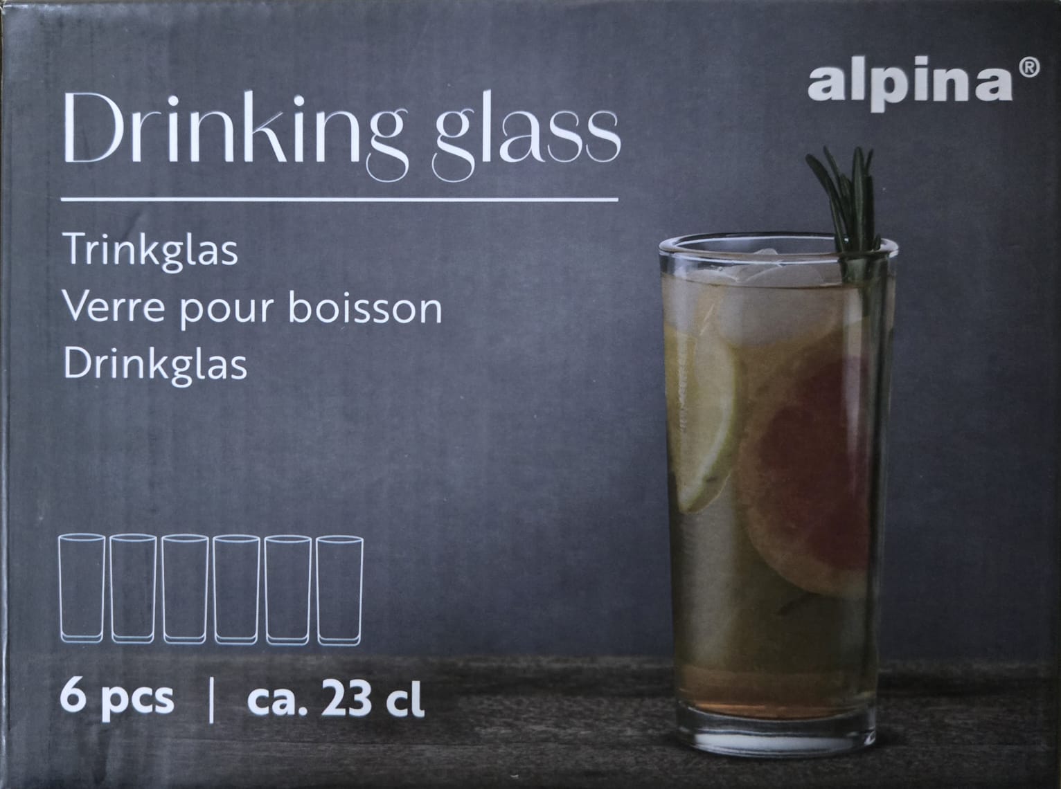 Alpina - Drinking Glass - Set of 6