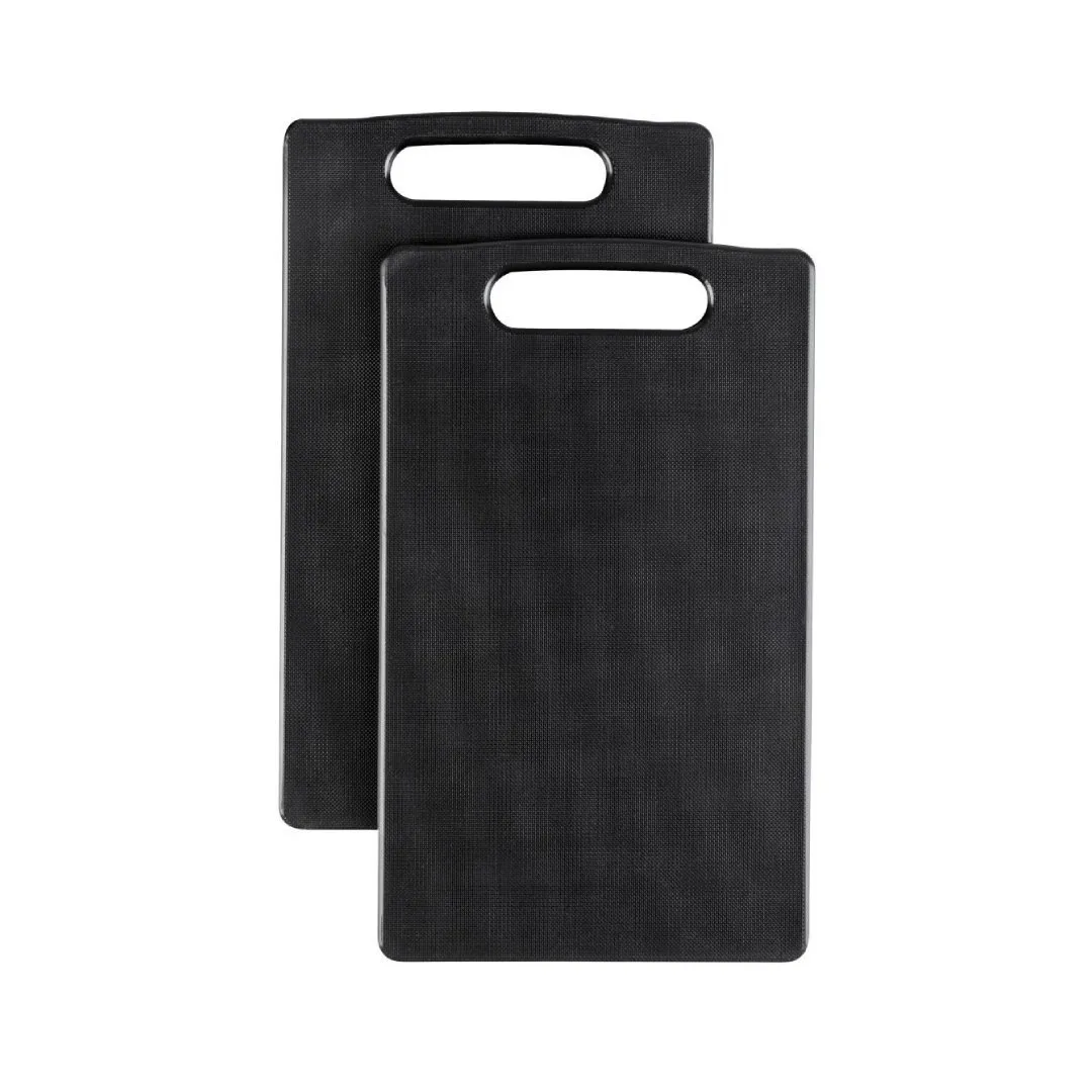 2x Plastic cutting board, dishwasher safe, 24x14 cm