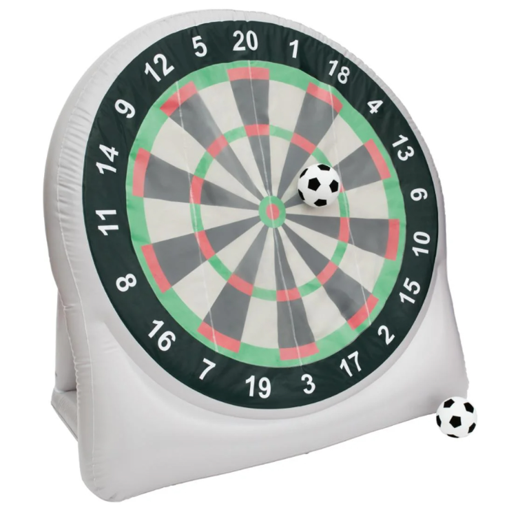 Playtive XXL Inflatable Dartboard with 2 Balls Garden Game 160cm