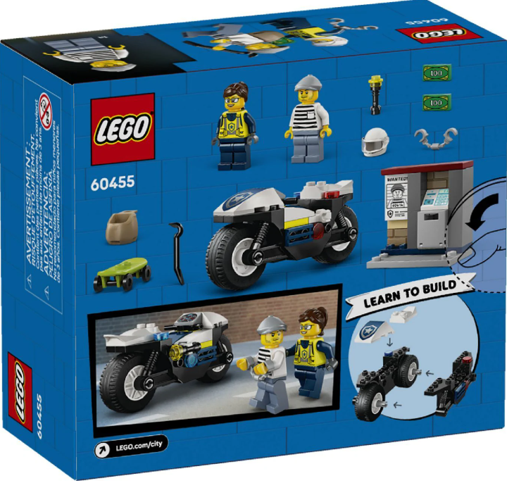 LEGO® Police Motorcycle Chase (60455-LEGO)