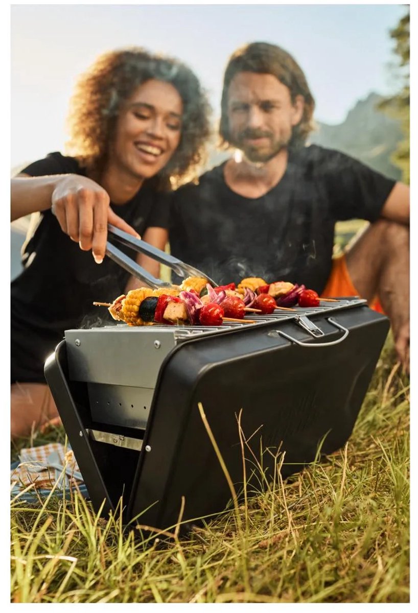 GRILLMEISTER Portable Charcoal BBQ