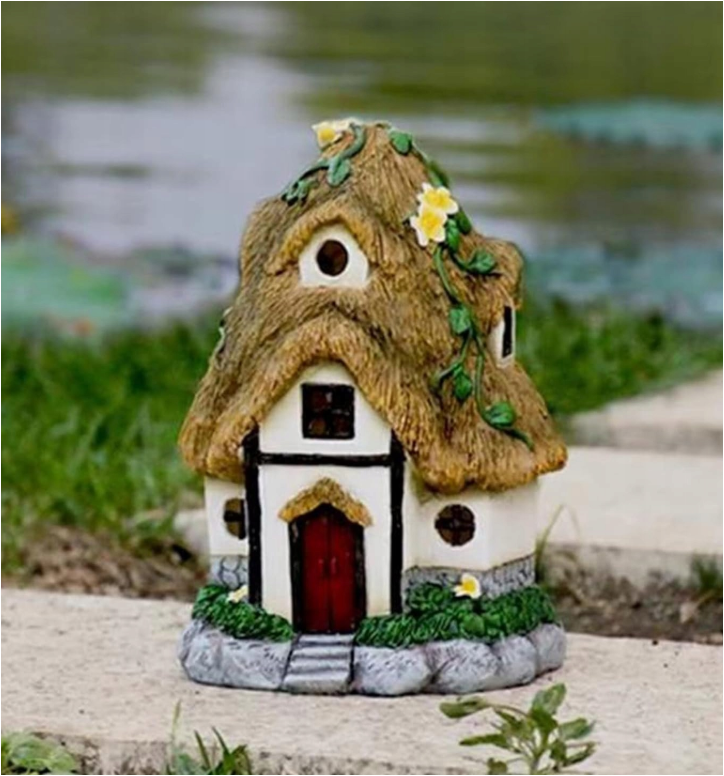 Decorative solar LED lamp HOUSE