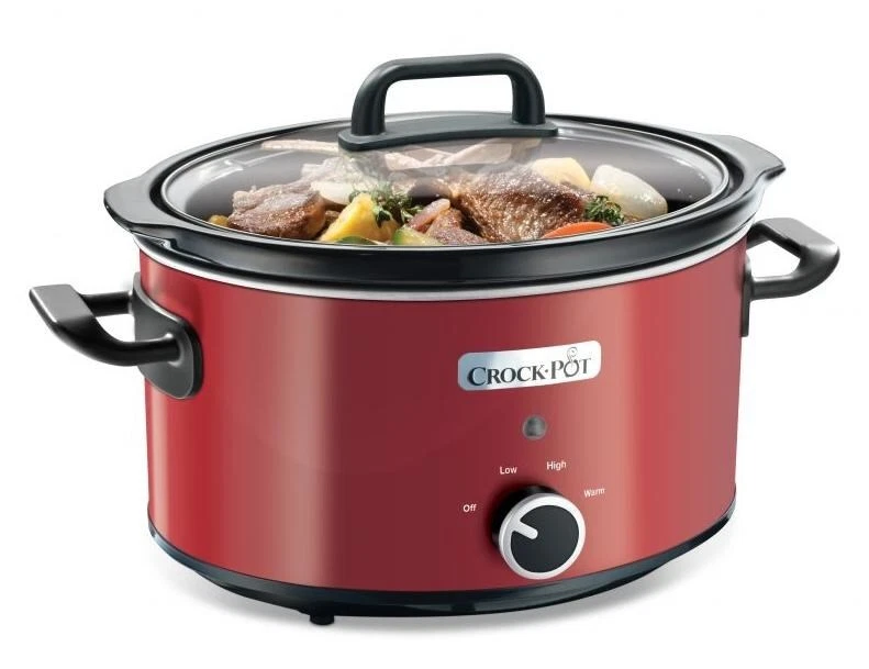 The Crock-Pot 3.5L Red Slow Cooker 
