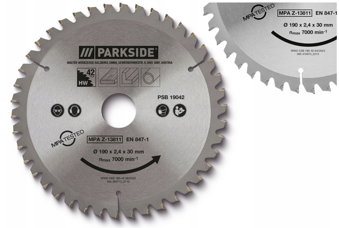 PARKSIDE® Saw blade (190 mm 42 teeth)