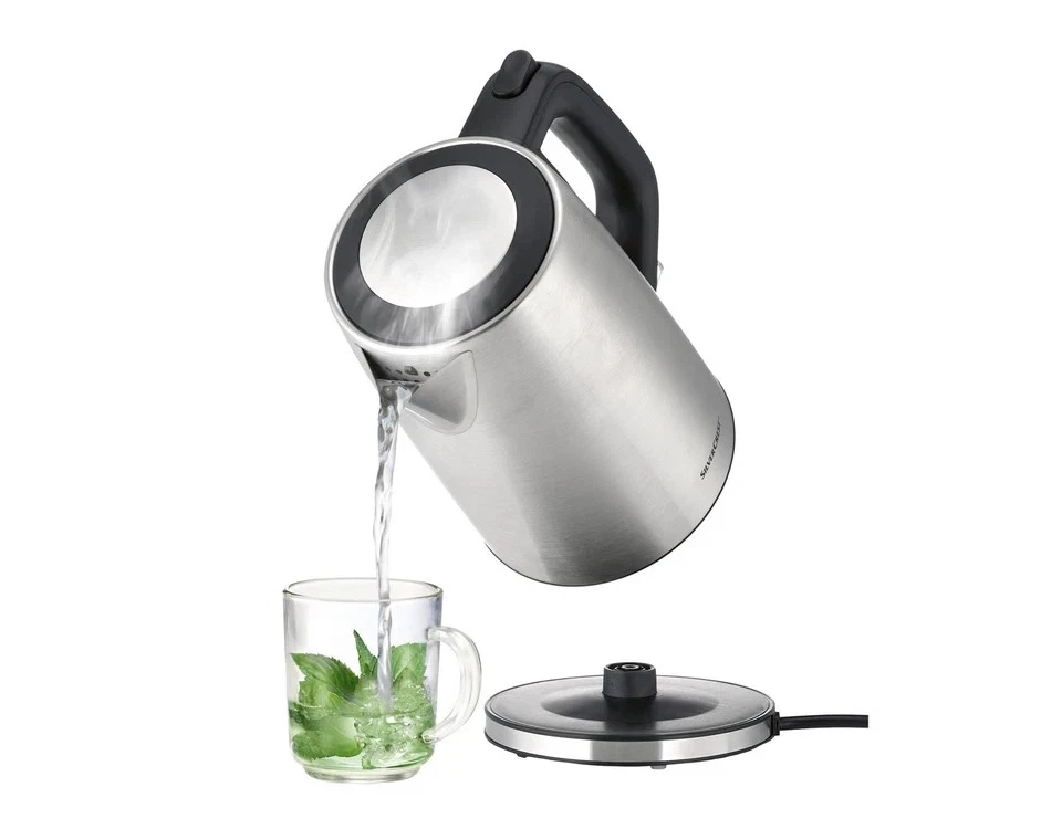 Silvercrest 1.7-liter Cordless Stainless Steel Kettle