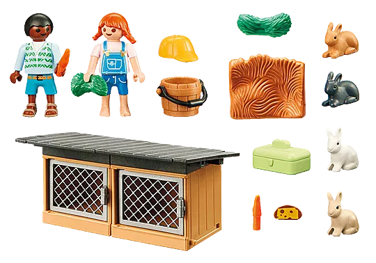PLAYMOBIL Rabbit Pen Gift Set (70675)