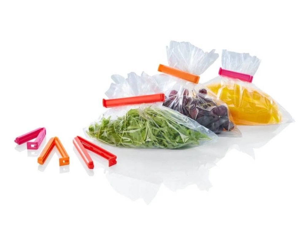 Livarno Home Set of plastic bag clips 24 pcs combined