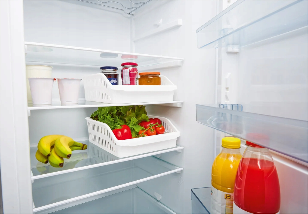 LIVARNO home Storage baskets for refrigerator cabinets 25.6x9.5x30 cm