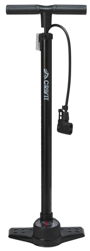 CRIVIT XL floor pump with pressure gauge