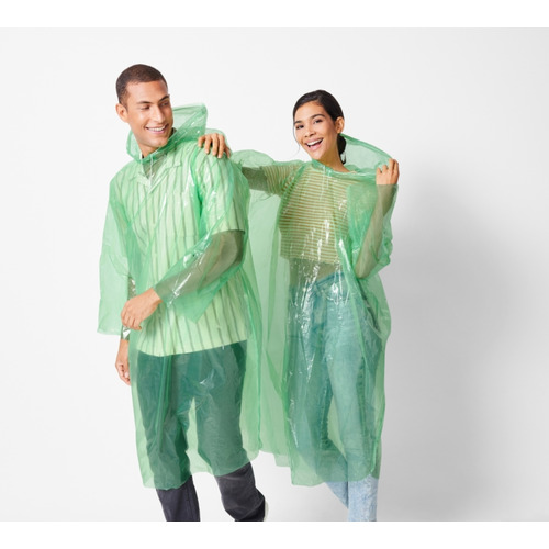 Rain Poncho, Green