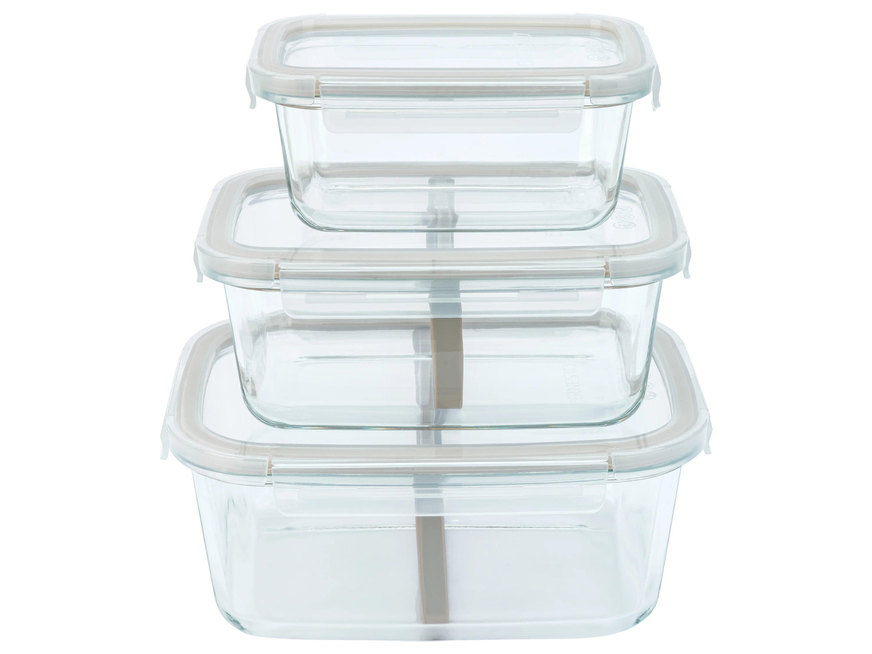 LIVARNO home Glass Lunch Box Set, 3-piece