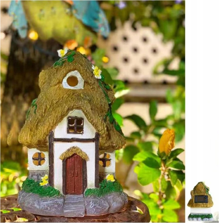 Decorative solar LED lamp HOUSE