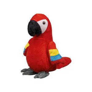 Playtive Plush toy with sound (repeating parrot)