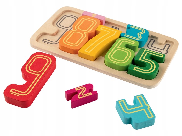 Playtive Number Blocks Wooden Blocks