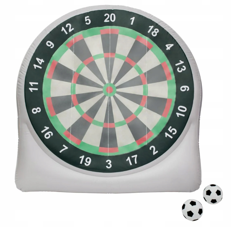Playtive XXL Inflatable Dartboard with 2 Balls Garden Game 160cm