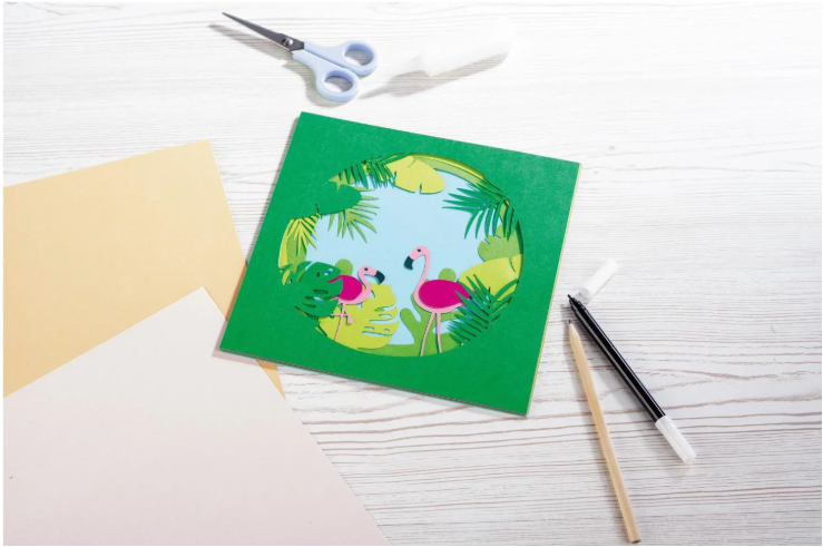 Crelando Colored Paper Pad 25 Colors 50 Sheets 24x34 cm