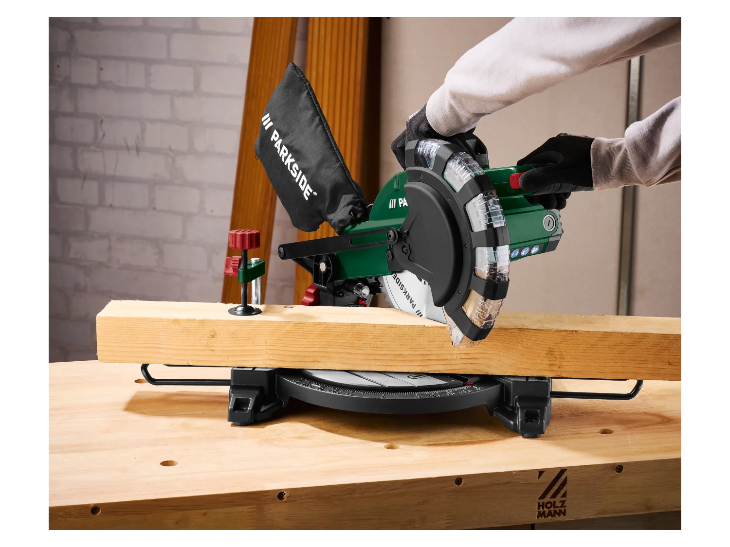 PARKSIDE® PKS 1500 C4 Mitre Saw (for wood and plastic)