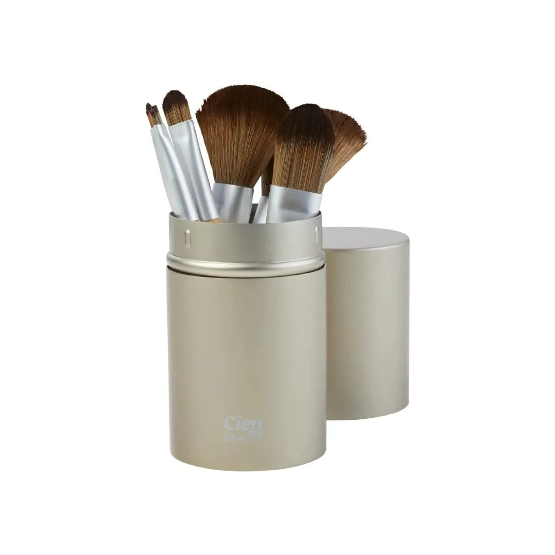Professional Cien Beauty makeup brushes 6 pcs in a case