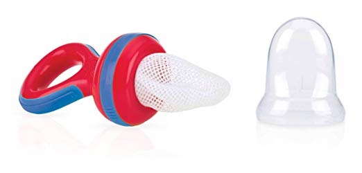 NUBY Teether Feeding Mesh Red and Blue