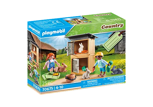 PLAYMOBIL Rabbit Pen Gift Set (70675)
