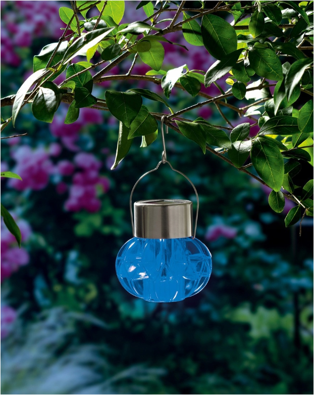 LIVARNO home Decorative LED solar lamp - BLUE