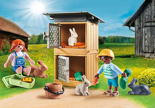 PLAYMOBIL Rabbit Pen Gift Set (70675)