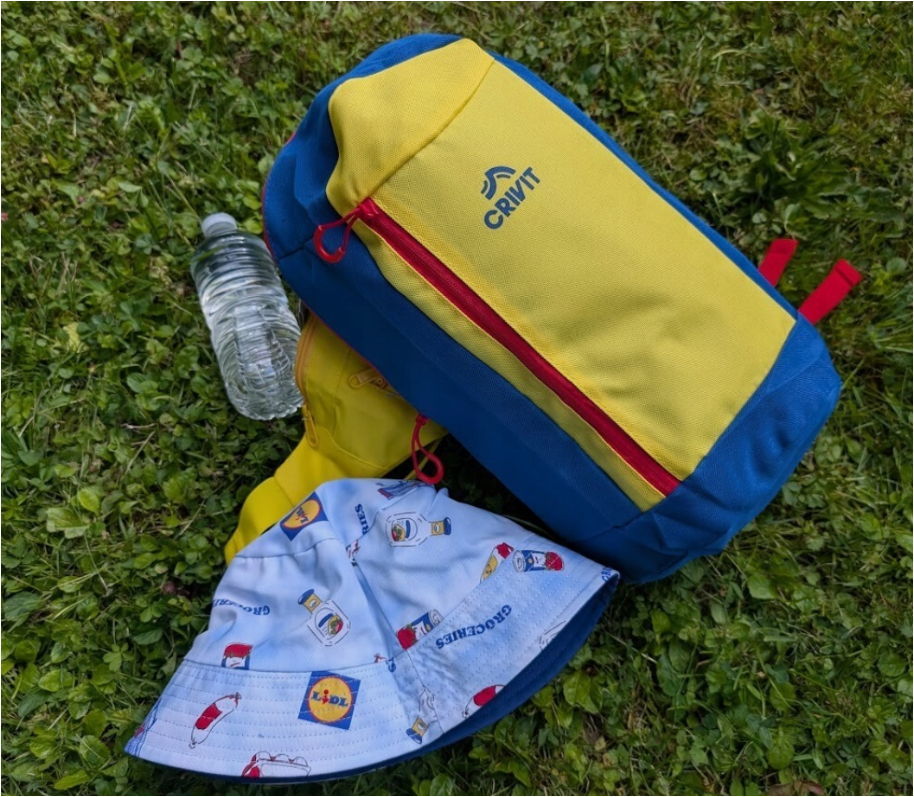 CRIVIT LIMITED EDITION BACKPACK IN LIDL COLORS