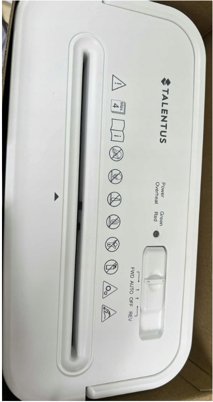 TALENTUS HG12427A SHREDDER