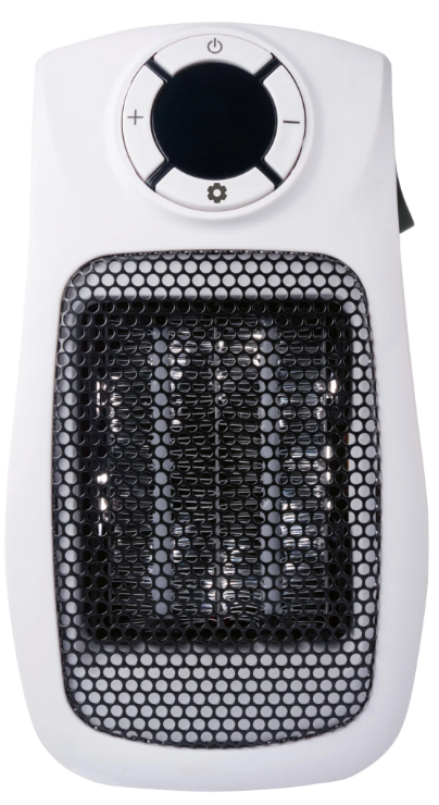 SILVERCREST® Ceramic Socket Fan Heater (white)