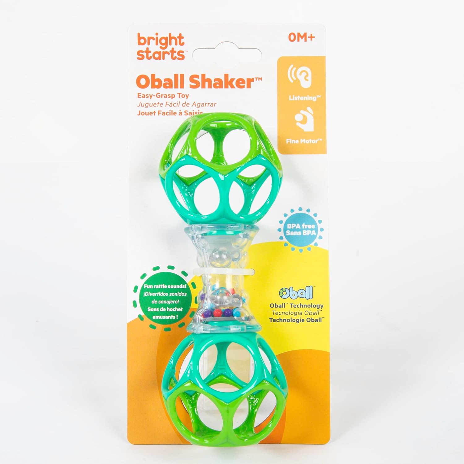 Bright Starts Oball Shaker Rattle Toy
