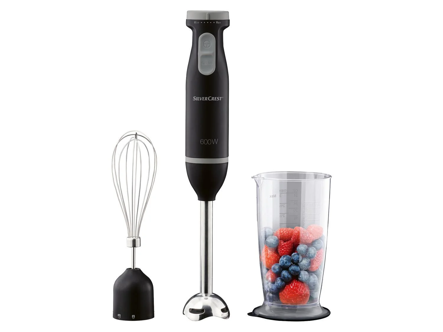SILVERCREST® KITCHEN TOOLS SSMS 600 E5 Hand Blender with Accessories