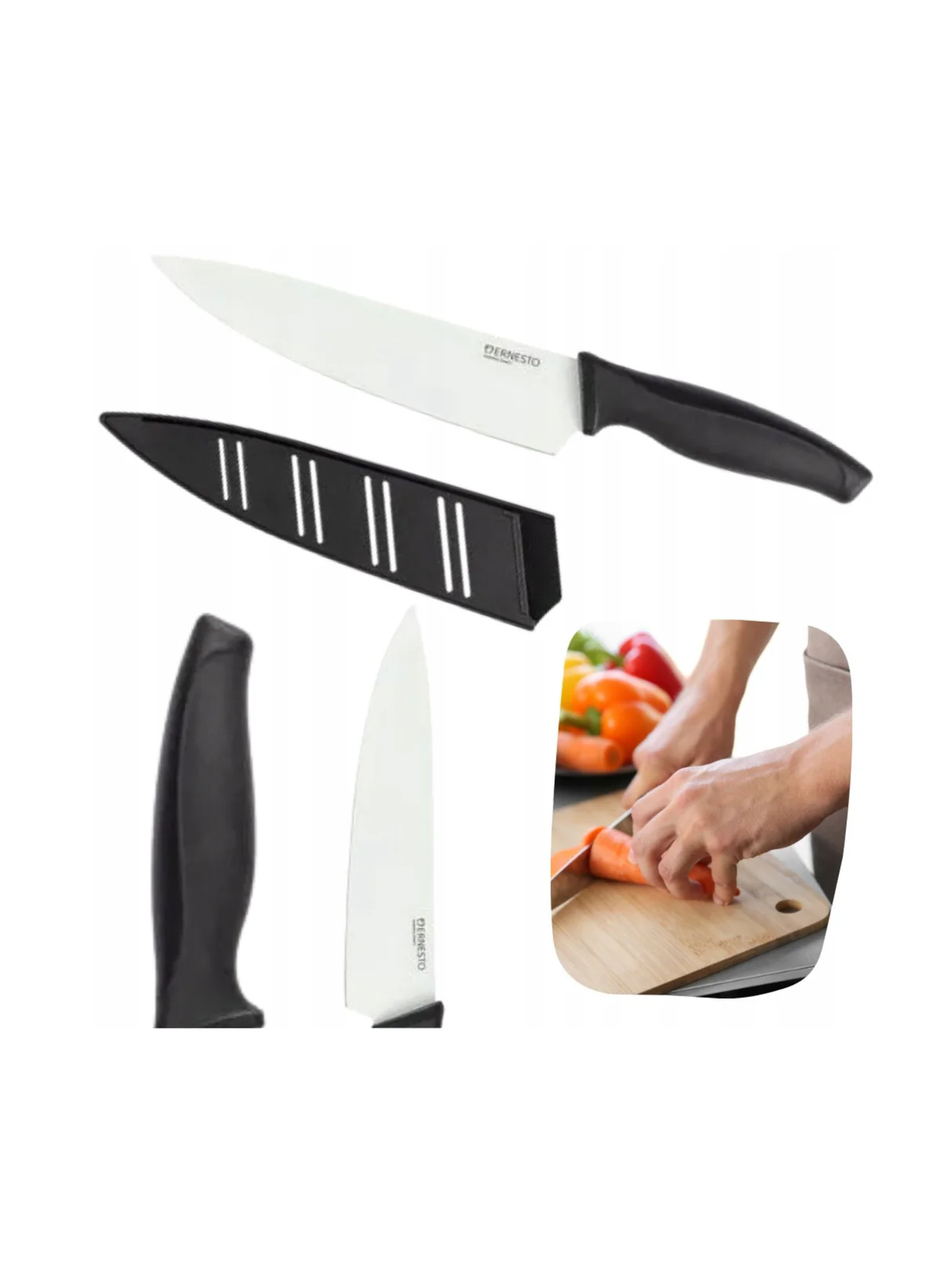 LIVARNO HOME CHEF'S KNIFE INCLUDING BLADE COVER