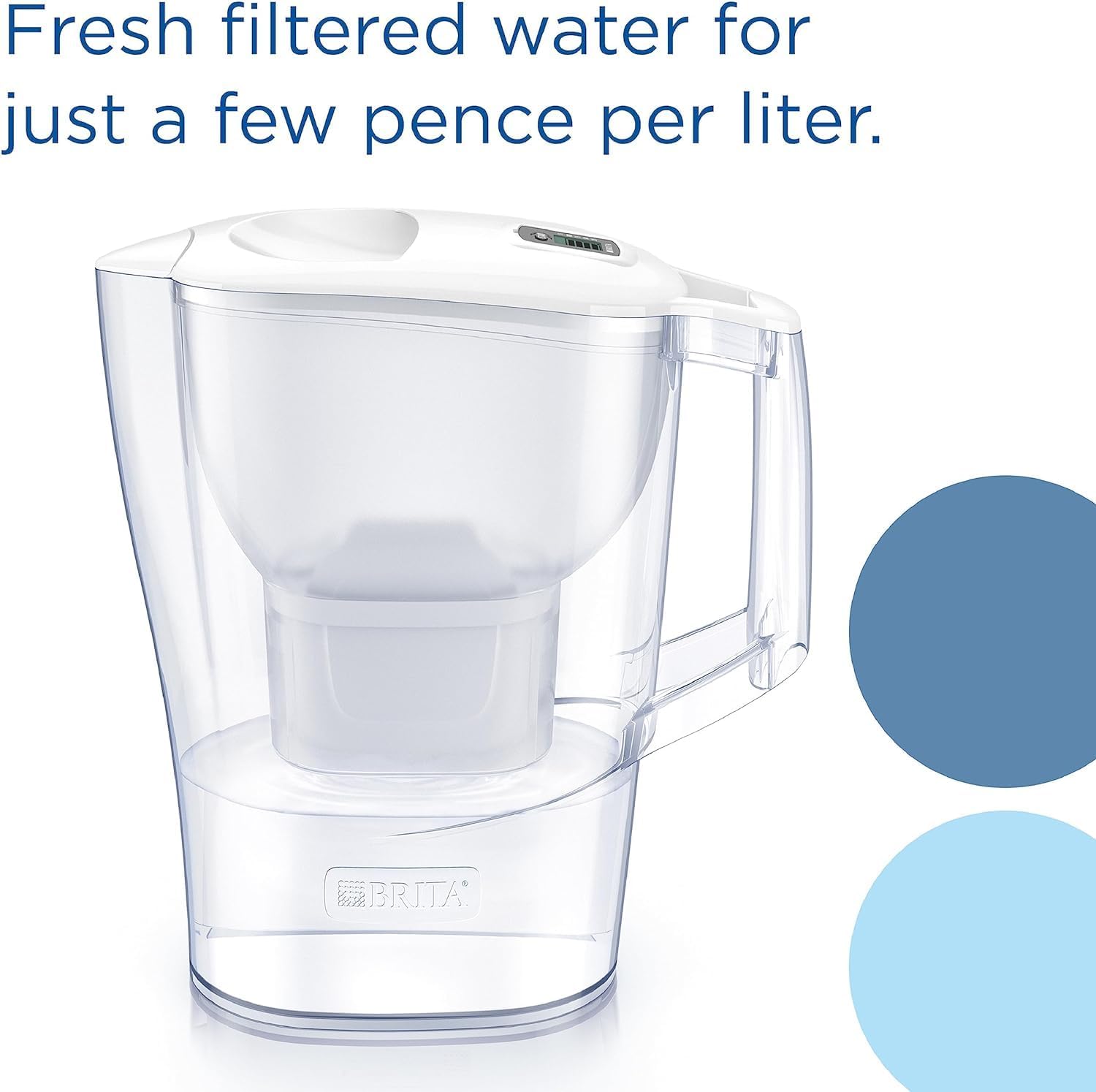 BRITA Aluna Water Filter Jug White (2.4L) incl. 1x MAXTRA PRO All-in-1 cartridge