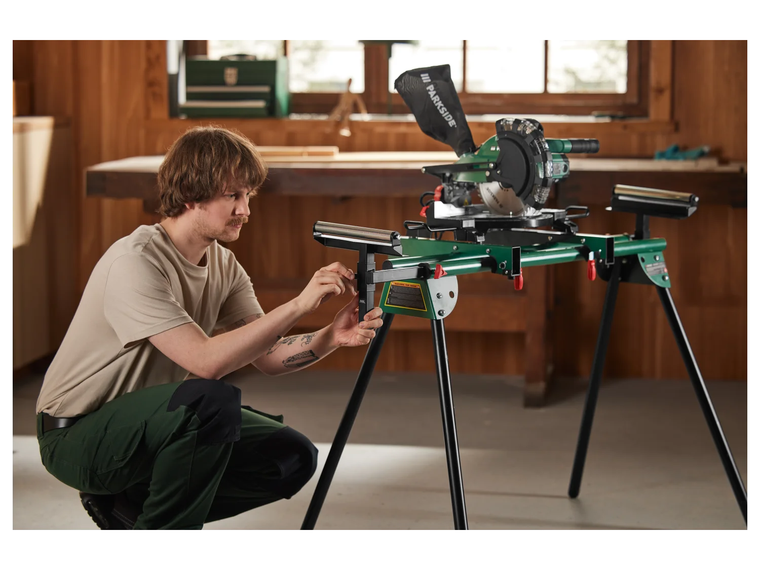 PARKSIDE® PKS 1500 C4 Mitre Saw (for wood and plastic)