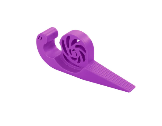 Wenko Door and window stopper, 2 pieces (purple snail)