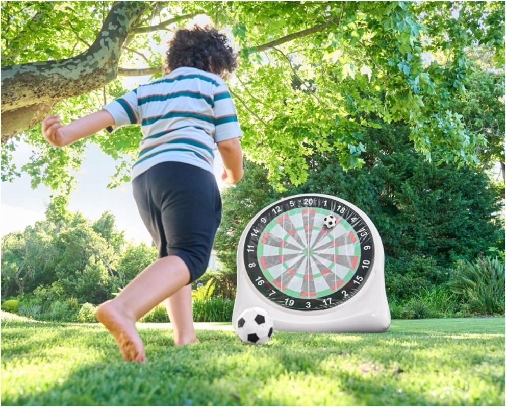 Playtive XXL Inflatable Dartboard with 2 Balls Garden Game 160cm