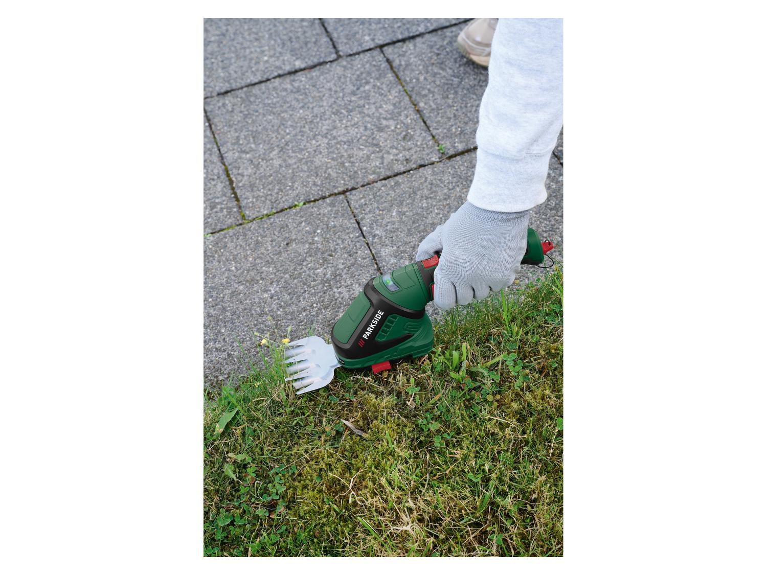 PARKSIDE® 4V 2-in-1 Cordless Grass and Shrub Shears, with 180° Rotating Soft Grip
