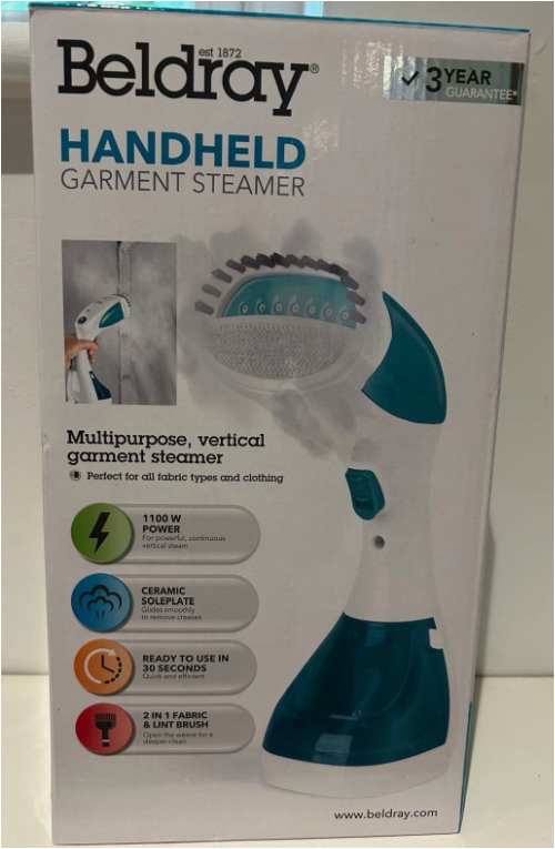 Beldray Handheld Garment Steamer 1100w