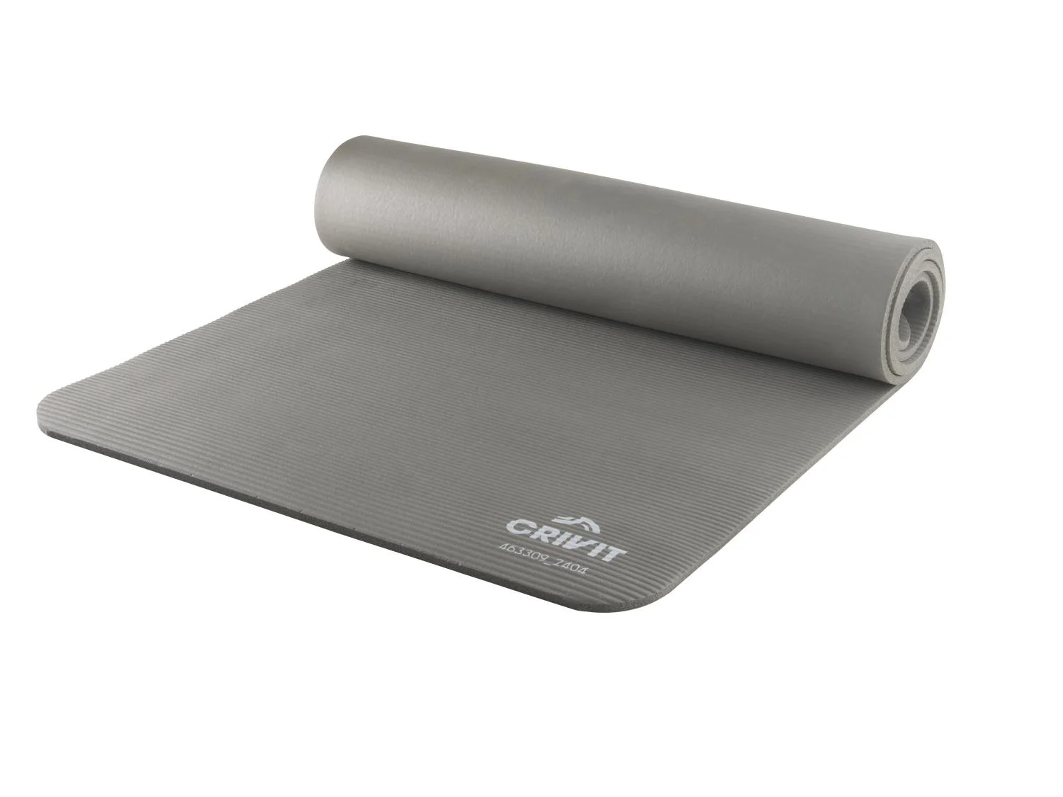 CRIVIT Exercise and Yoga mat 180 x 58 cm - GREY