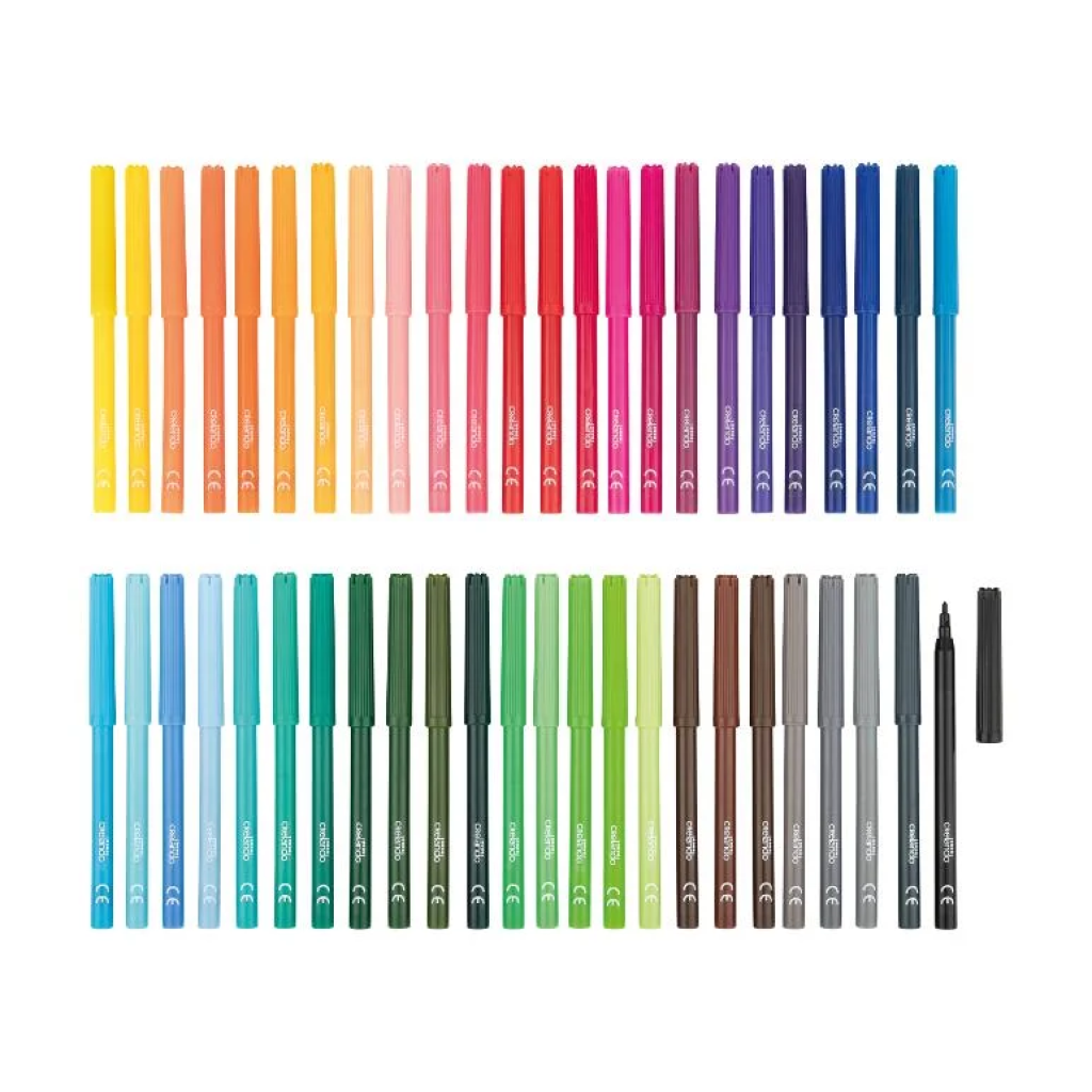 CRELANDO Colored markers, 48 pieces