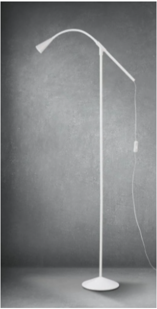  LIVARNO home FREYA LED floor lamp, 1-light, height 156 cm, white